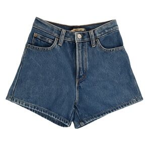 Levi’s High Rise Mom Shorts Size 24 Hemmed Vintage Wash